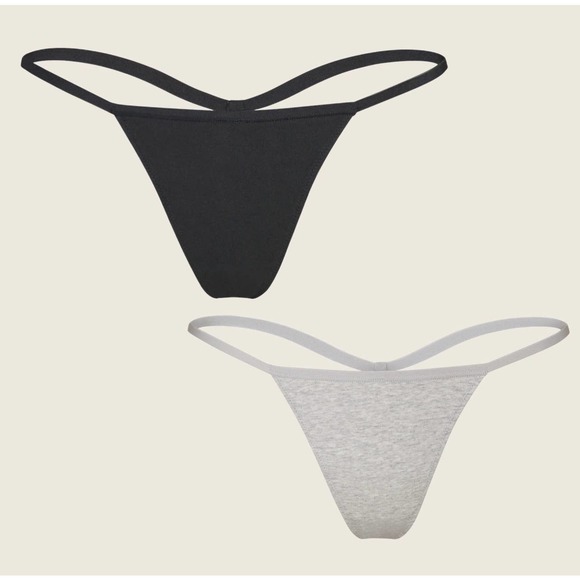 SKIMS Intimates & Sleepwear Skims Cotton Jersey T String Thong
